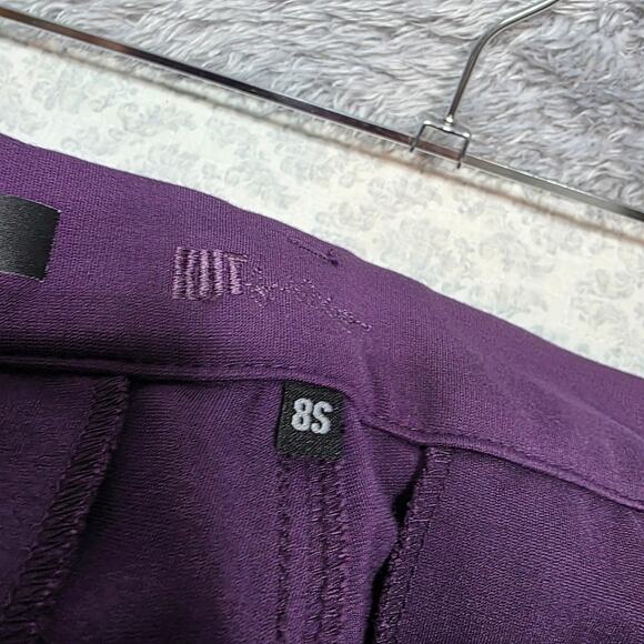 Kut From The Kloth Purple Trouser Skinny Pants Size 8S - Picture 2 of 7